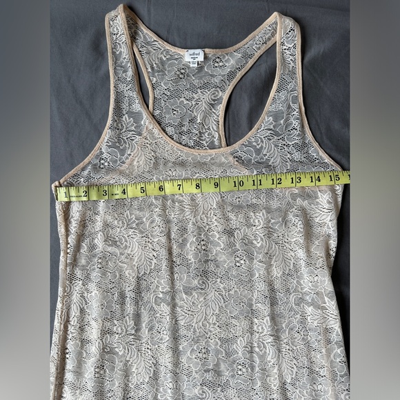 Wilfred Aritzia pink lace Madeline racerback tank dress - Picture 4 of 4